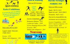 Horaires et inscriptions 2025-2026