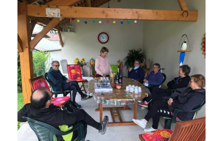 la marche nordique est très conviviale