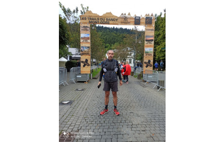 Nicolas au trail du Sancy le 26 septembre 2021